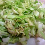 付け合せ野菜☆キャベツのゴマ入りしょうゆ麹もみ